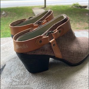 Blowfish booties with heel